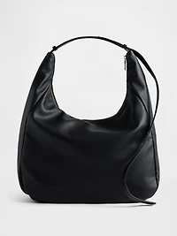 Vegan Pebble Leather Slouchy Bag