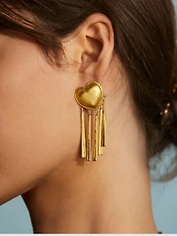 HART Brushed Party Harty Earrings
