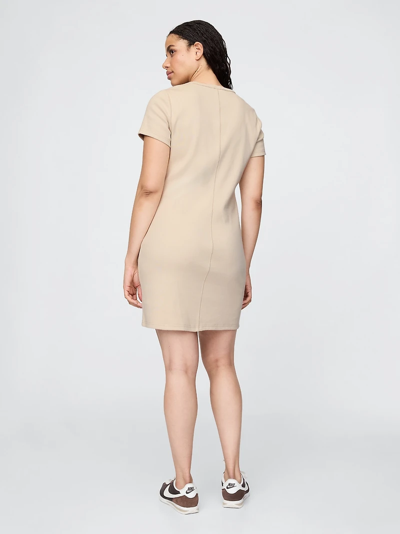 Rib Mini T-Shirt Dress