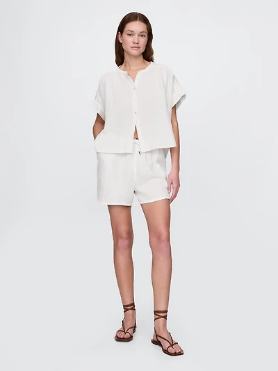 Cotton Gauze Easy Shorts