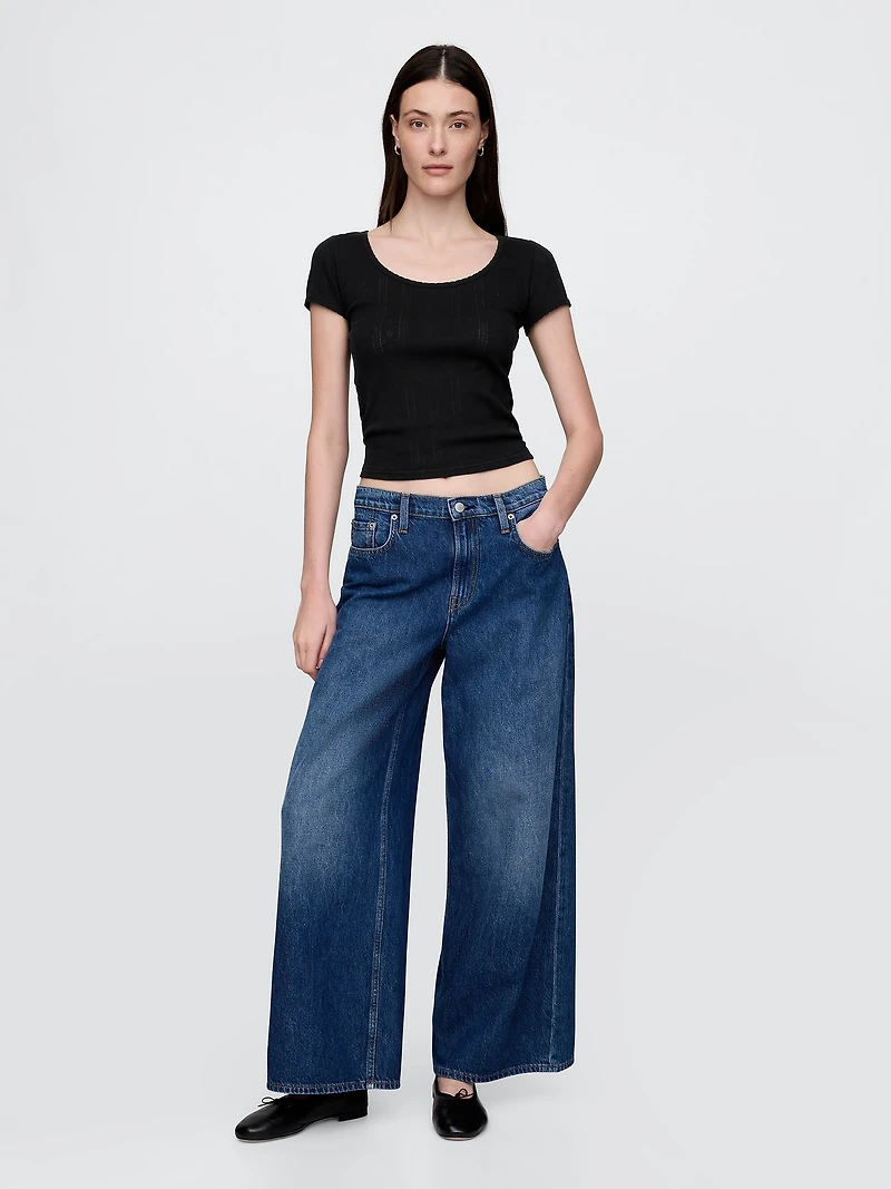 Pointelle Top