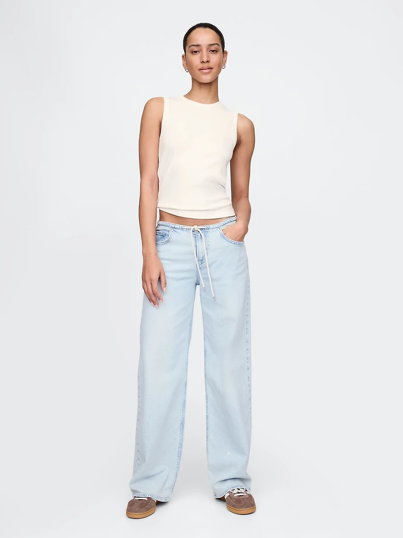 Modern Rib High-Neck Top