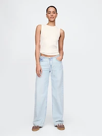 Modern Rib High-Neck Top
