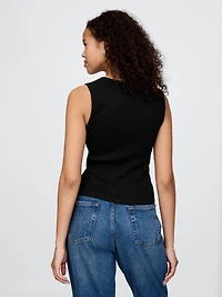 Rib Scoop Tank Top