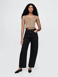 Rib Crop Tank Top