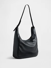 Vegan Pebble Leather Slouchy Bag