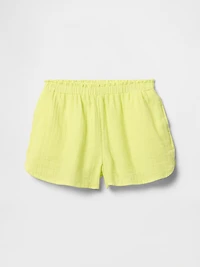 Kids Crinkle Gauze Easy Shorts