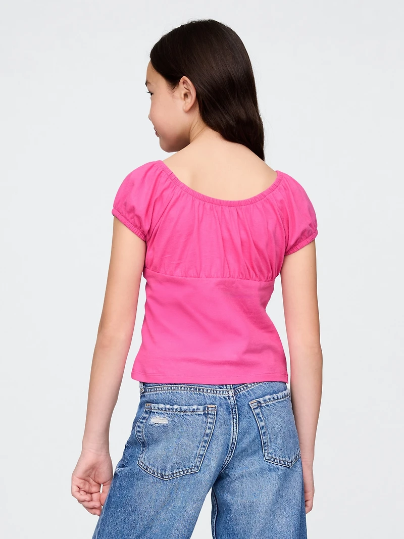Kids Scoop Neck Top