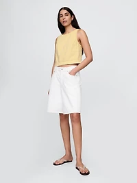 UltraSoft Denim Shell Tank Top