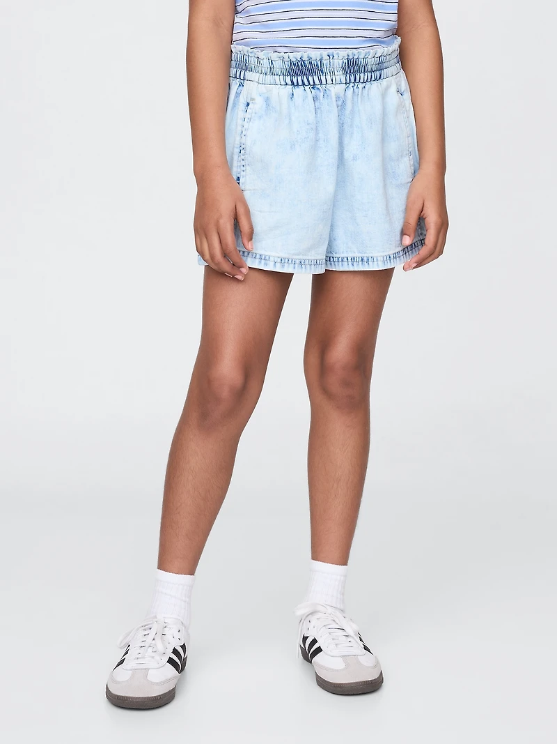Kids Denim Easy Shorts
