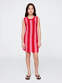 Kids Crochet Stripe Dress