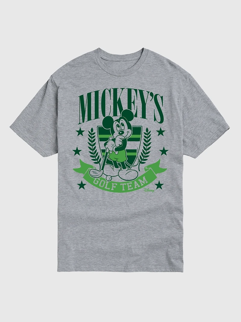 Disney Mickeys Golf Team Short Sleeve Graphic Tee