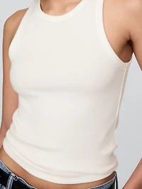 Modern Rib Halter Tank Top