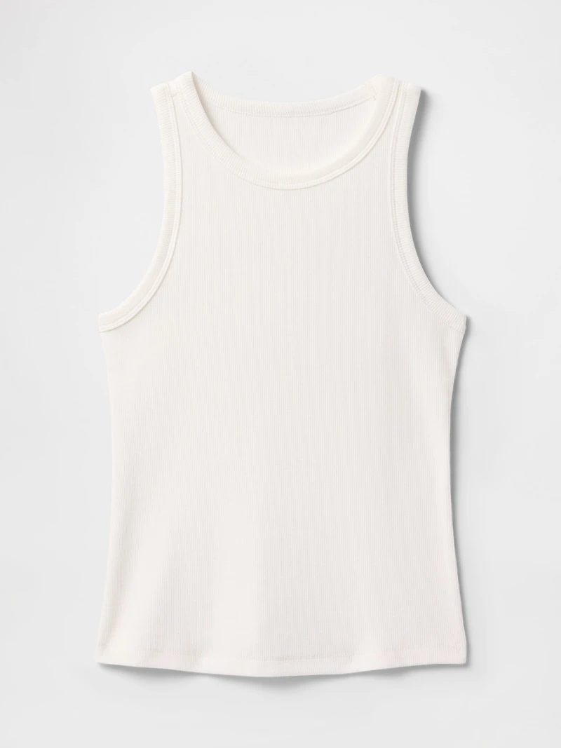 Modern Rib Halter Tank Top