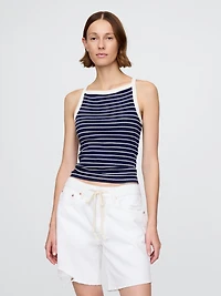 Modern Apron-Neck Tank Top