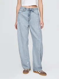 High Rise UltraSoft Barrel Jeans
