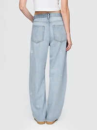 High Rise UltraSoft Barrel Jeans