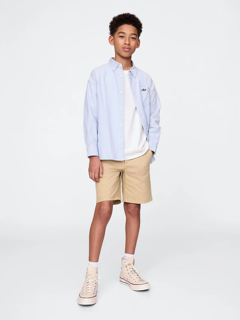Kids 7" Relaxed Khaki Shorts