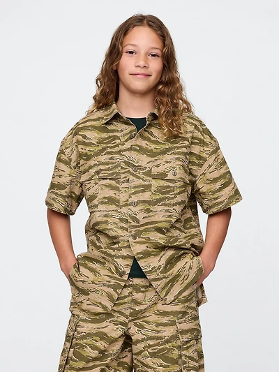 Kids Ripstop Utility Shirt