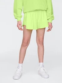 Kids Quick-Dry Butterfly-Hem Run Shorts