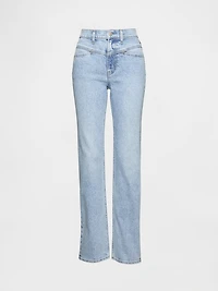High Rise Western '90s Slim Straight Jeans