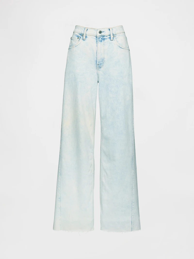 High Rise Stride Wide-Leg Jeans