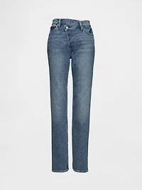 High Rise Crossover '90s Slim Straight Jeans