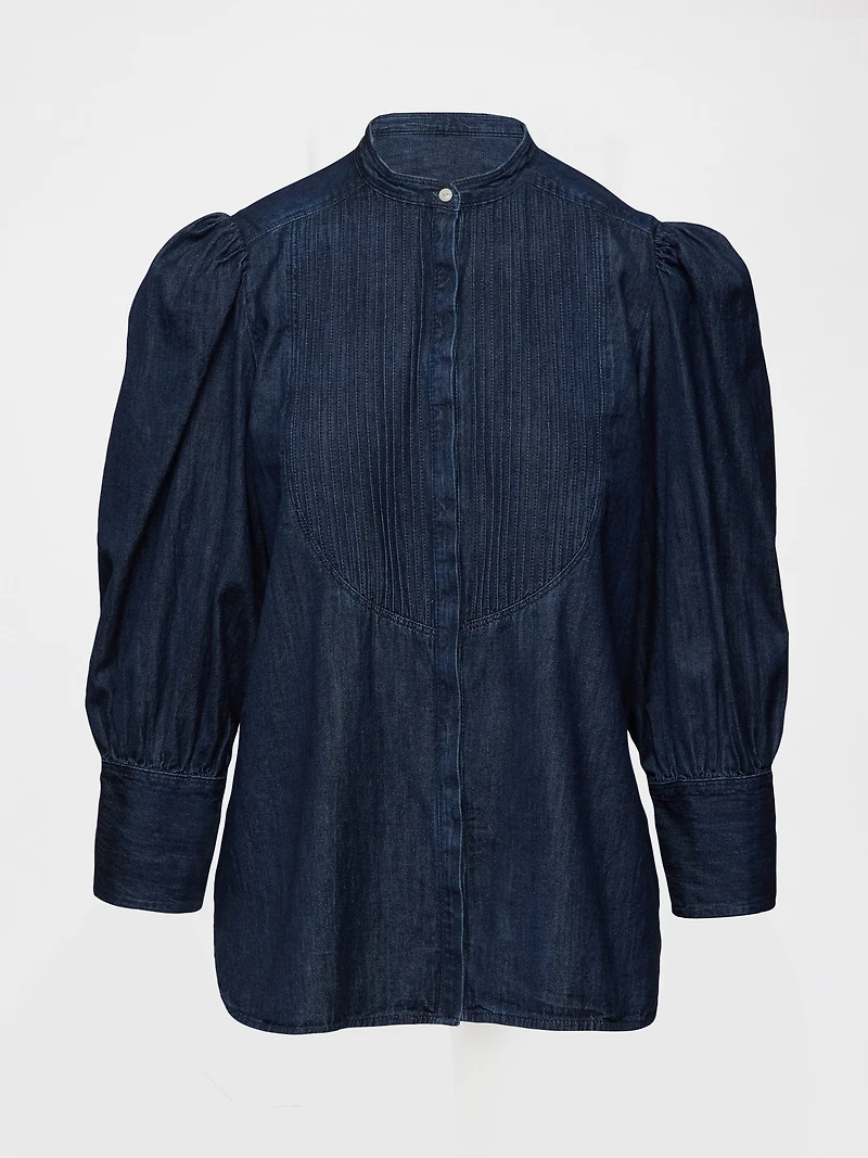 Gap × HFR Puff-Sleeve Denim Shirt by N'gai
