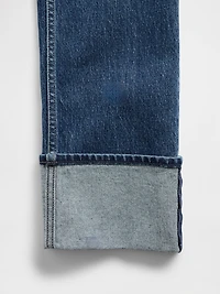 High Rise Cuffed '90s Slim Straight Jeans