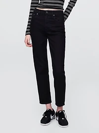 High Rise Cheeky Straight Jeans
