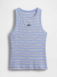 Modern Rib Logo Halter Top