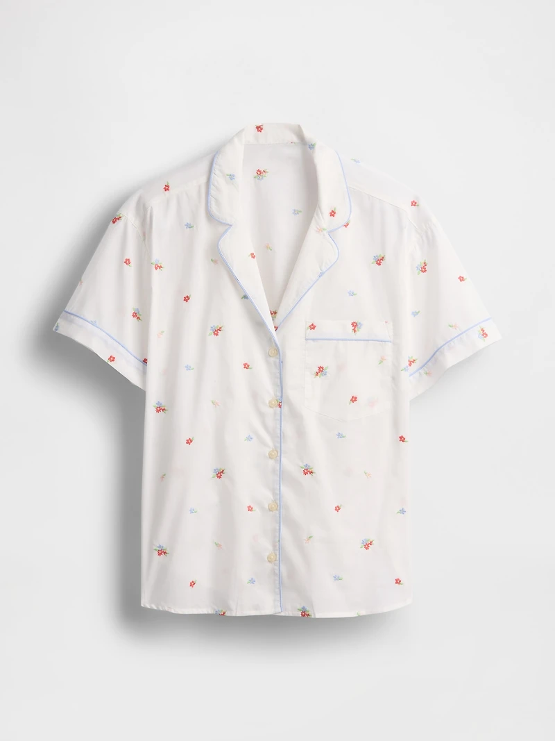 Embroidered PJ Shirt