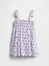 Baby & Toddler Smocked Bow-Strap Dress
