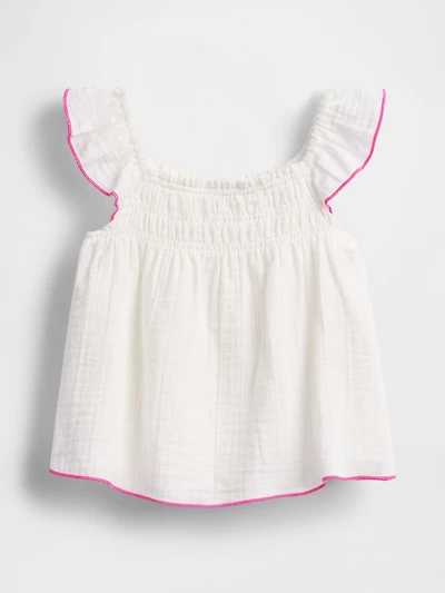 Baby & Toddler Crinkle Gauze Top