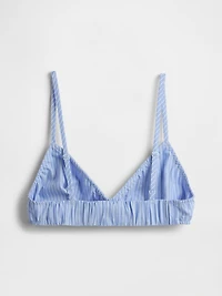 Poplin Triangle Bralette