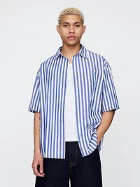 Organic Cotton Oversized Poplin Shirt