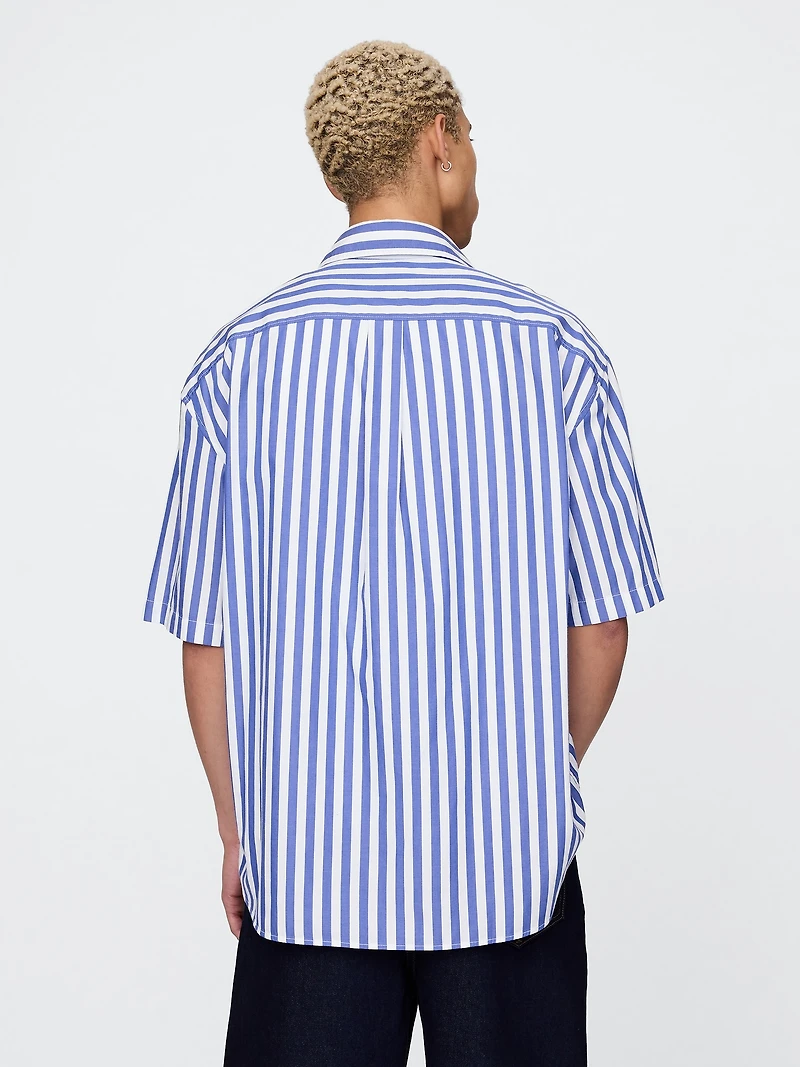 Organic Cotton Oversized Poplin Shirt