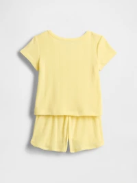 Baby & Toddler Recycled Pointelle PJ Short Set