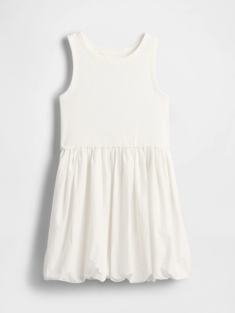 Kids Mixed Media Bubble Dress