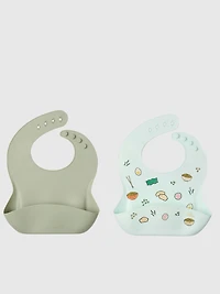 Loulou Lollipop Bibs 2 Pack Set