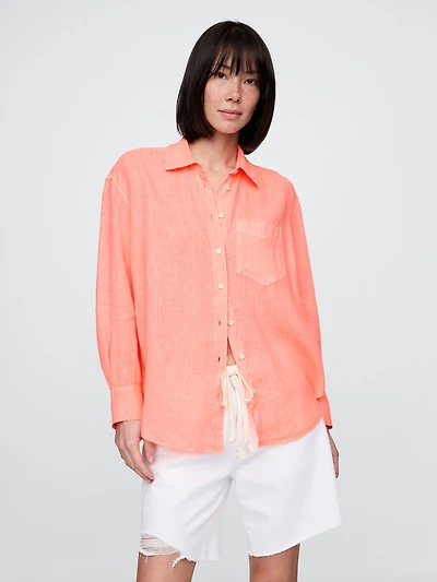 100% Linen Oversized Shirt