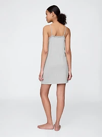 Modal Lace-Trim PJ Dress