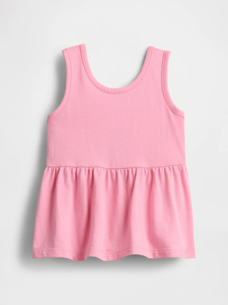 Baby & Toddler Bow-Back Peplum Top