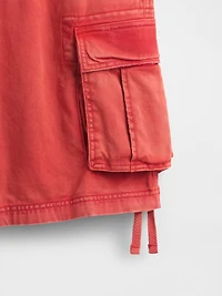 Twill Cargo Baggy Shorts