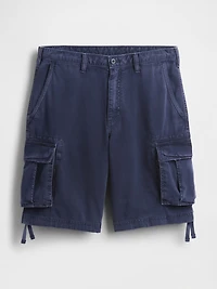 Twill Cargo Baggy Shorts