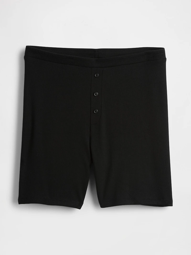 Mini Rib PJ Shorts