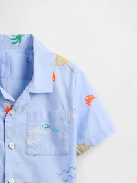Baby & Toddler Organic Cotton Cabana Shirt