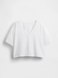 GapFit Breathe V-Neck Crop T-Shirt