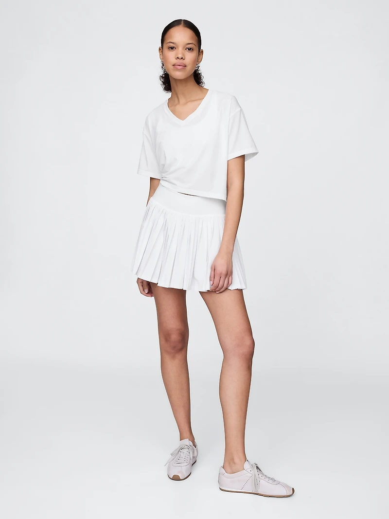 GapFit Breathe V-Neck Crop T-Shirt
