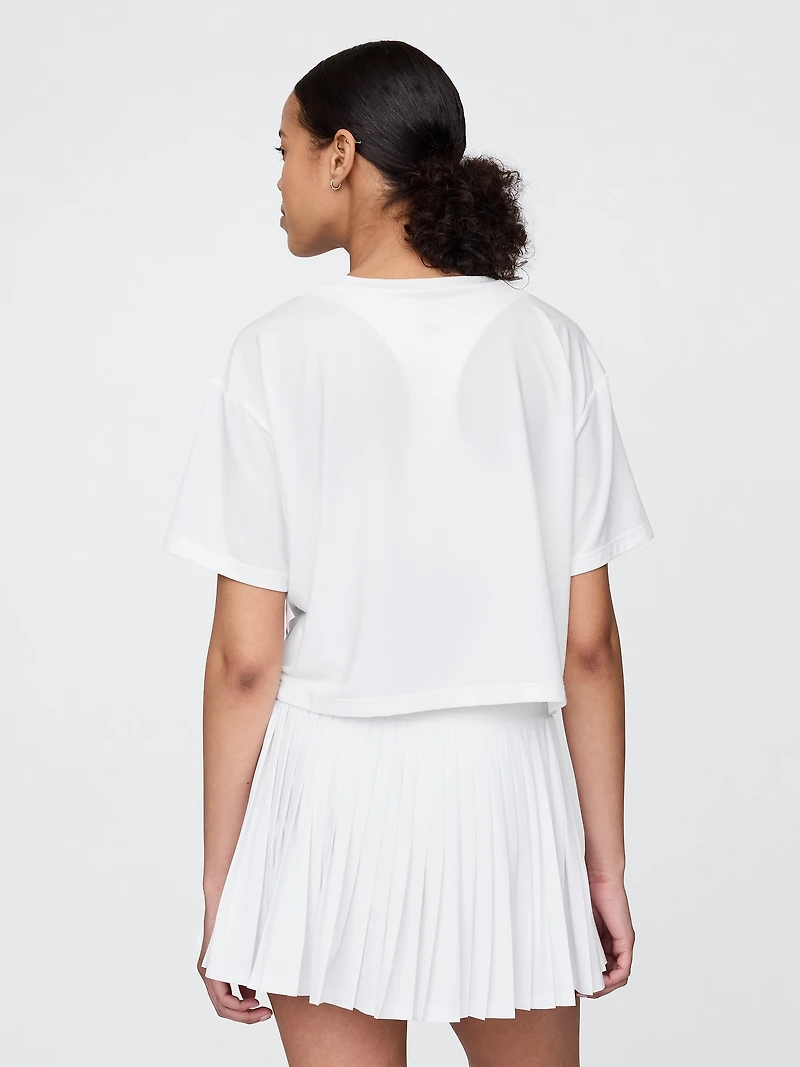 GapFit Breathe V-Neck Crop T-Shirt